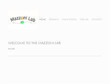 Tablet Screenshot of mazzonilab.org